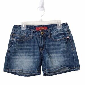 Indigo Bank Vintage Style Blue Denim Shorts